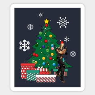 Quan Chi Around The Christmas Tree Mortal Kombat Sticker